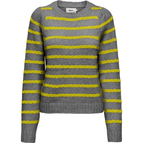 Only Onlsiloma life stripe ls o-neck kn