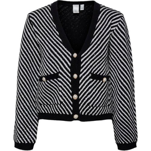 Y.A.S yascharla ls sequin knit cardigan 26034757 black