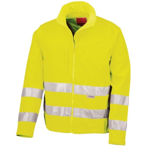 Result Hi-vis soft shell jasje voor heren