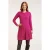 Smashed Lemon 24636 gebreide cerise polo jurk