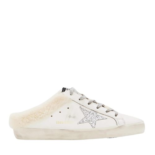 Golden Goose Sneakers – Super Star Sabot Leather Sneakers in beige