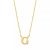 Isabel Bernard Kettingen – Le Marais Chloé 14 Karat Initial Necklace Letter G in gold