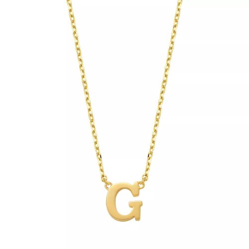 Isabel Bernard Kettingen – Le Marais Chloé 14 Karat Initial Necklace Letter G in gold