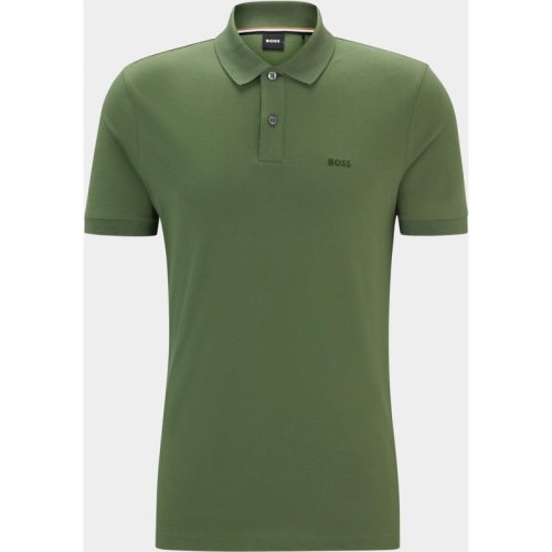 BOSS Black Polo korte mouw Groen Pallas 10241531 02 50468301/381