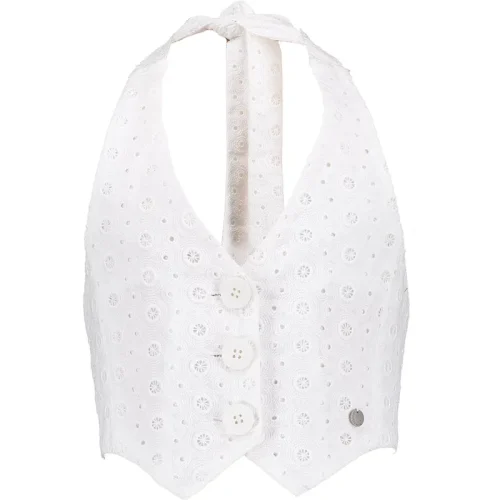 Frankie & Liberty Meisjes vest nicole bright white