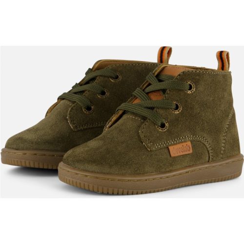 Develab Develab Babyschoenen groen Suede