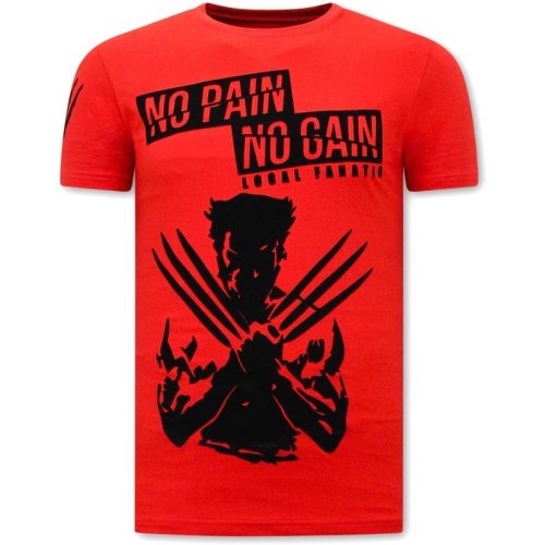 Local Fanatic T-shirt met print wolverine t-shirt x man