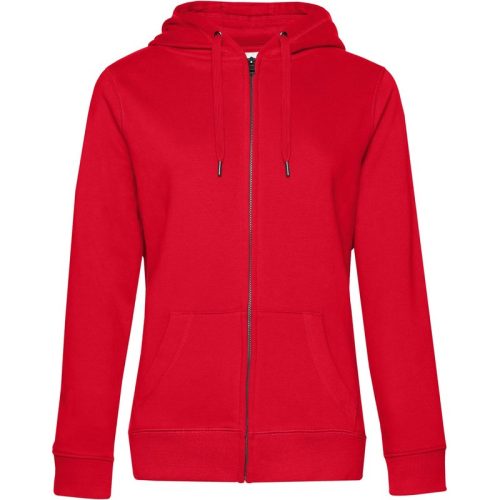 B and C Dames queen hoodie met rits