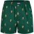 Happy Shorts Heren wijde boxershorts kerst print gingerbread men green