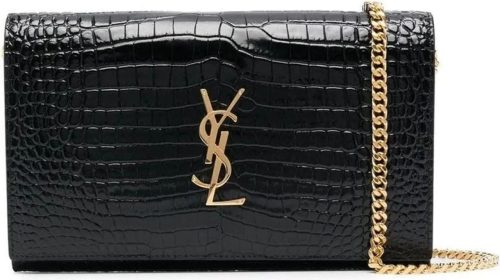 Saint Laurent Crossbody bags – Saint Laurent Cassandre Croco Bag in zwart