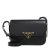 Prada Crossbody bags – Emblème Smooth Leather Shoulder Bag in zwart