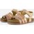 Kipling Kipling Nadia Sandalen goud Leer