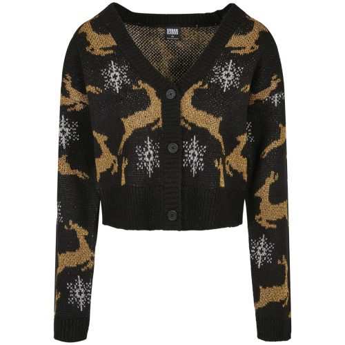 Damesvest Urban Classics oversized christmas