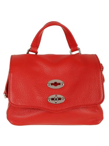 Zanellato Shoppers – Red Postina Daily Giorno Baby Shoulder Bag in rood