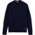 Scotch & Soda Wool-blend structure knit sweater navy