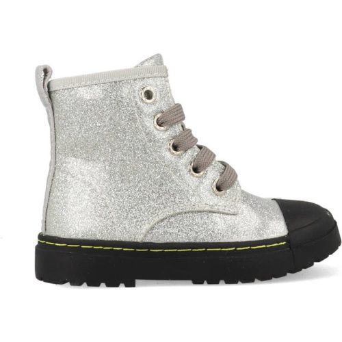 Shoesme Boots biker sw21w011-b zilver