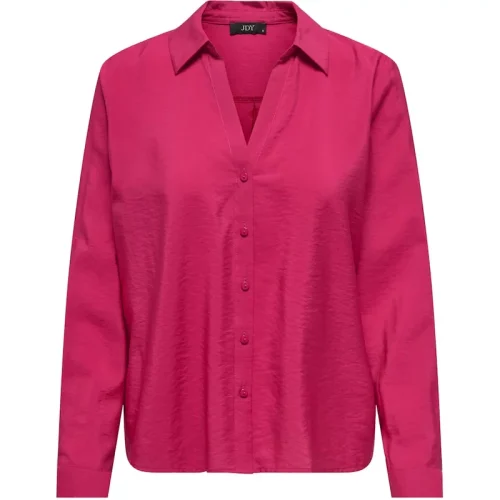 Jacqueline de Yong Camille l/s loose v-neck shirt