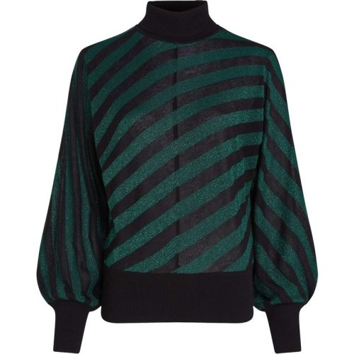 King Louie Tina top spiro stripe pine green