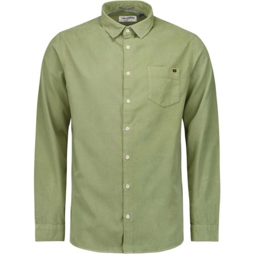 No Excess Shirt corduroy solid smoke