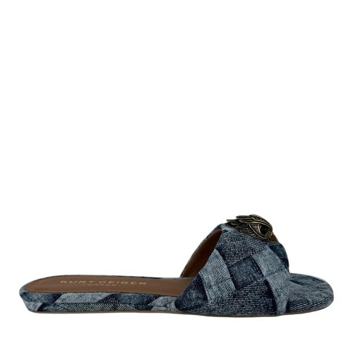 KURT GEIGER LONDON Slippers & Mules – Kurt Geiger Dames Slipper Blauw 8496188669/88 Kens in blauw