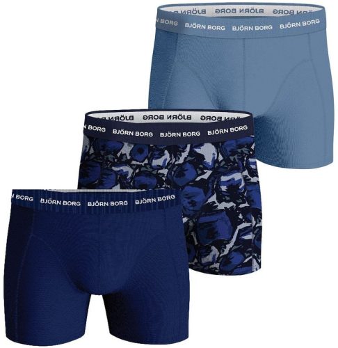 Bjorn Borg Boxers Cotton Stretch 3-Pack Blauw