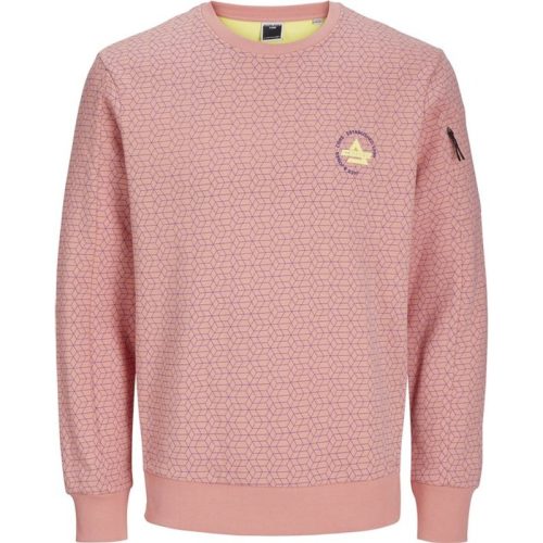 Jack & Jones Jcoaop chestprint sweat crew neck