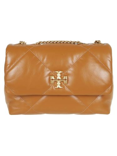 Tory Burch Shoppers – Kira Diamond Quilt Small Convertible Shoulder Bag in bruin