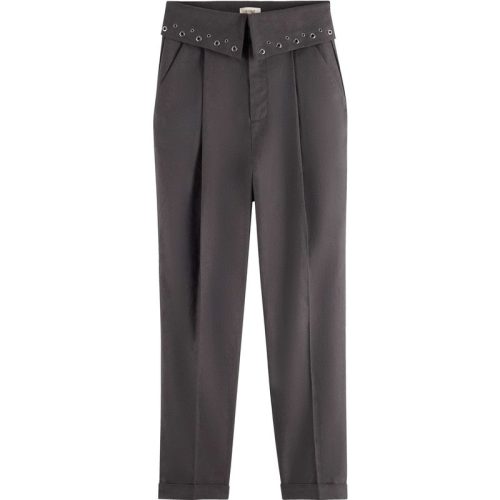 Scotch & Soda Lily waist flap linen pant antra