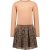 MAYCE Meisjes jurk rib mesh sorbet