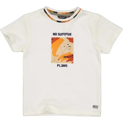 Quapi Jongens t-shirt bartu off white