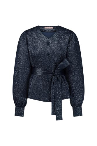 Studio Anneloes Pams Shiny Jacket 12239 Jackets 6900 Dark Blue