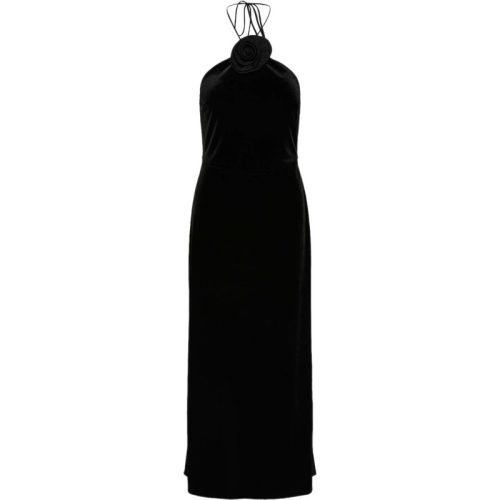 Y.A.S Yasrosetta strap long dress show black