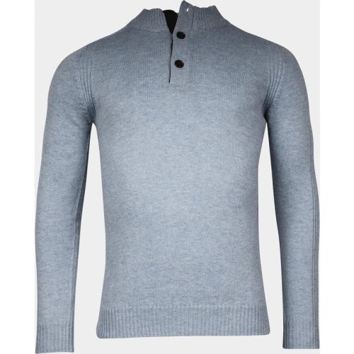 Baileys Half Zip Blauw Pullover 1/2 Zip/Buttons 428446/625