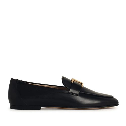 Tod’s Loafers – Black Leather Loafers in zwart