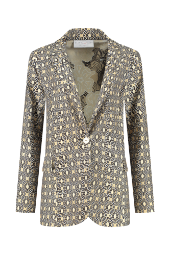 Helena Hart Female Jassen 7531disc Blazer Jake Print Disc