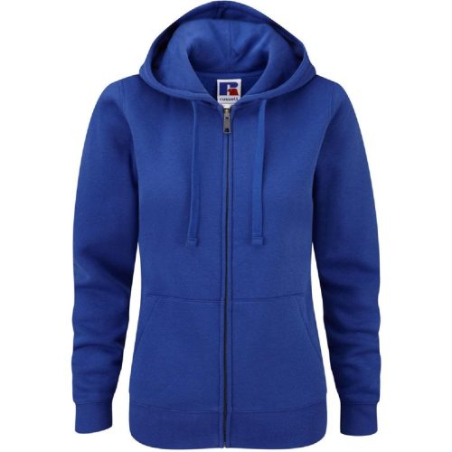 Russell Athletic Dames premium authentieke hoodie met rits (3-laagse stof)