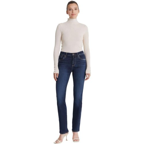 C.O.J. Denim High waist straight deep blue