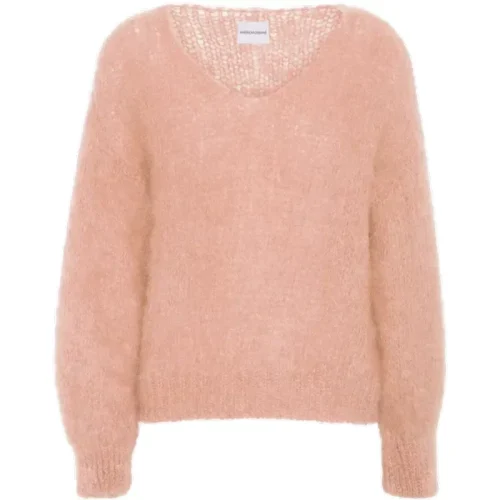 American Dreams Milana ls mohair knit peach –