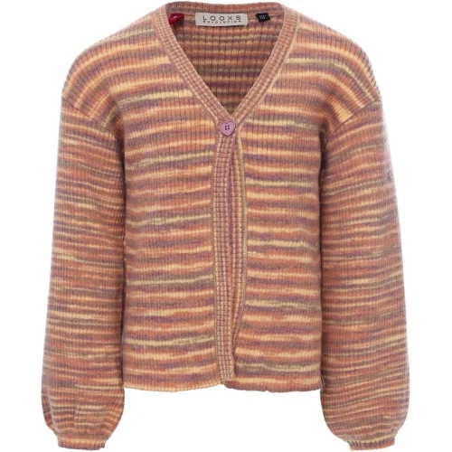 Looxs Revolution Meisjes vest multicolor ombre streep