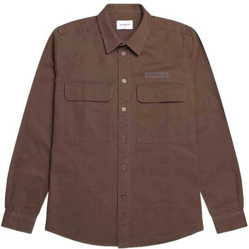 Woodbird Hoxen work shirt brown 2116-708