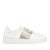 VALENTINO Low-Top Sneakers – White Calfskin Open Sneakers in wit