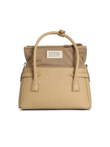 Maison Margiela Hobo bags – ‘5Ac East West’ Cream Leather Bag in beige