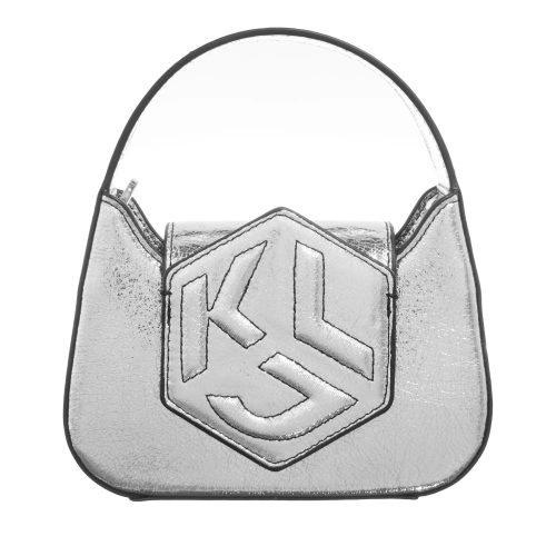 Karl Lagerfeld Jeans Crossbody bags – Hexagon Nano Bag in zilver