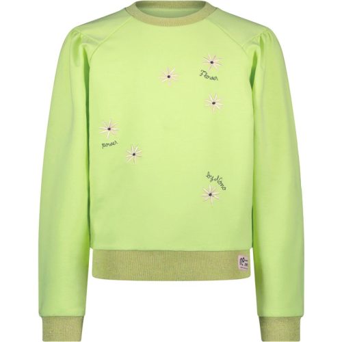 NoNo Meisjes sweater kay sour lime