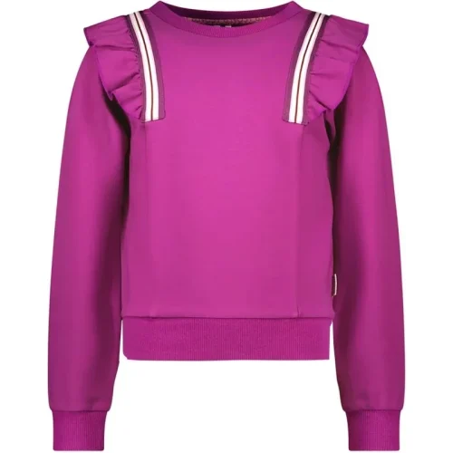 B.Nosy Meisjes sweater ruffel sara electric