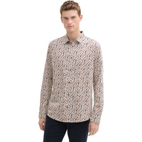 Tom Tailor Fitted printed stretch shirt