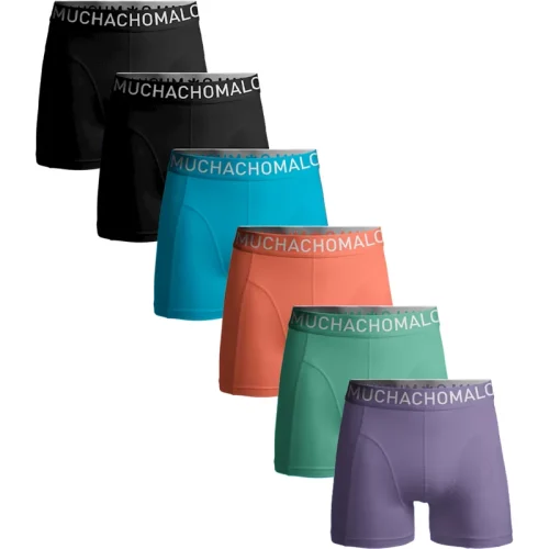 Muchachomalo Heren 6-pack boxershorts effen