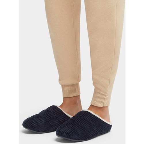 FitFlop Chrissie fleece-lined corduroy slippers