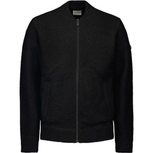 No Excess 25210907 cardigan bomber with wool