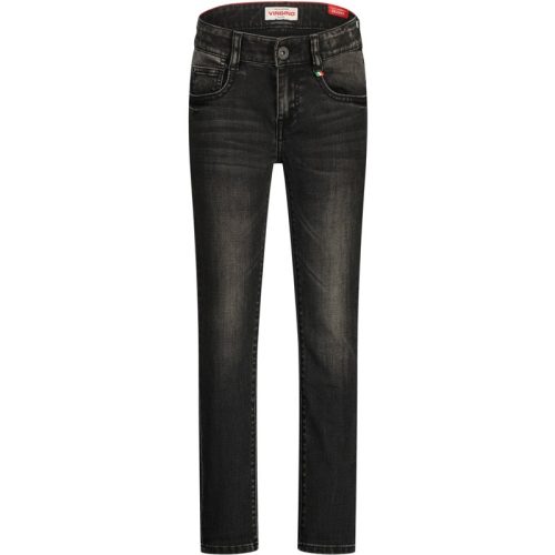 Vingino Jongens jeans anzio skinny fit black vintage